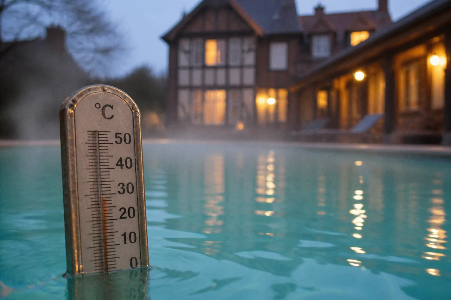 Piscine chauffée en Normandie : quelle température exiger ?