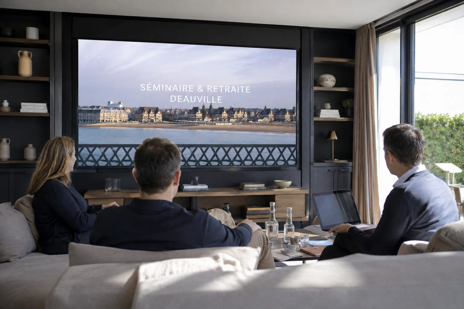 Pourquoi les écrans deviennent indispensables dans vos villas de séminaire à Deauville